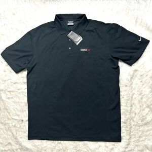 Nike Golf Black Polo Shirt Classic Design